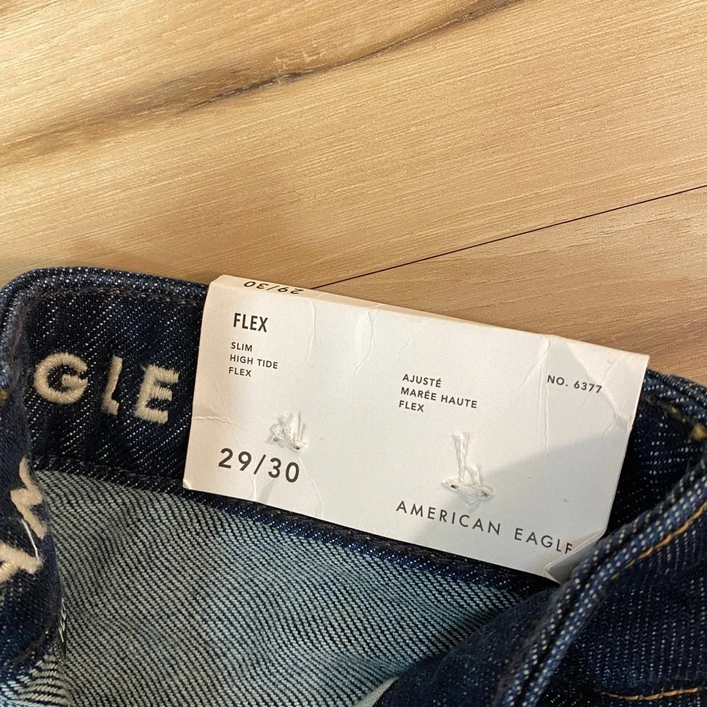 American Eagle Slim Flex Dark Wash Indigo Denim Jeans Mens 29x30
